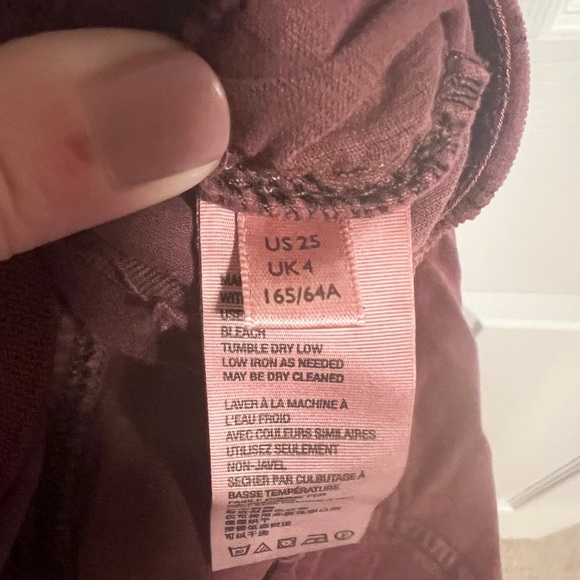 WE THE FREE Pull On Corduroy Flare in Dark Red - Picture 4 of 7